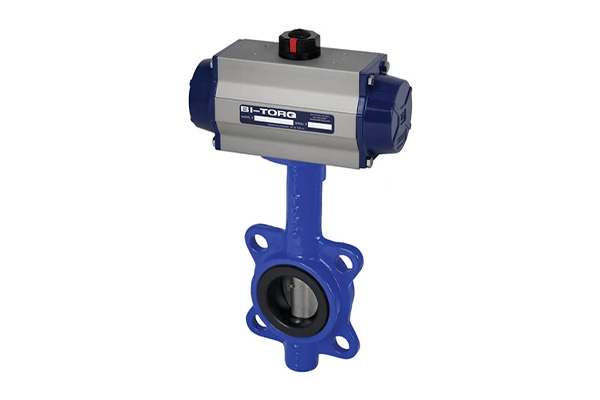 pneumatic actuated butterfly valve